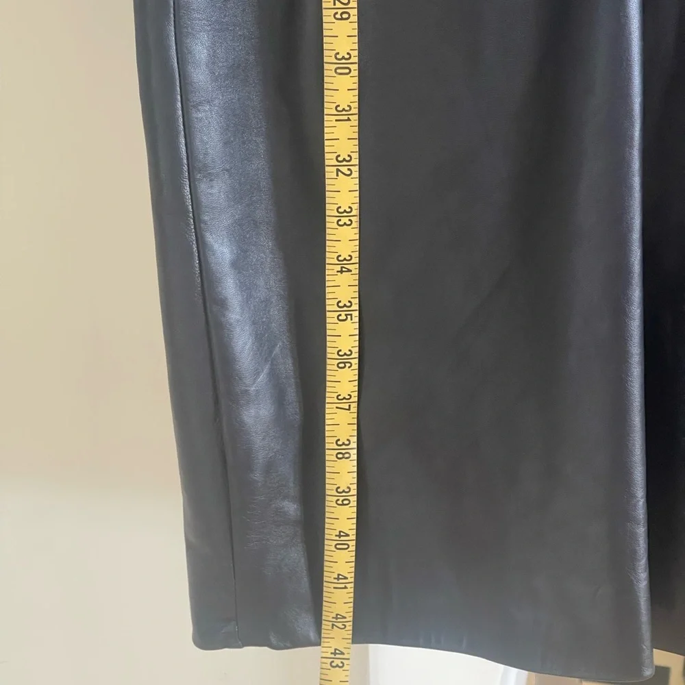 VINTAGE MARC JACOBS BLACK LEATHER DRESS - Picture 6 of 16
